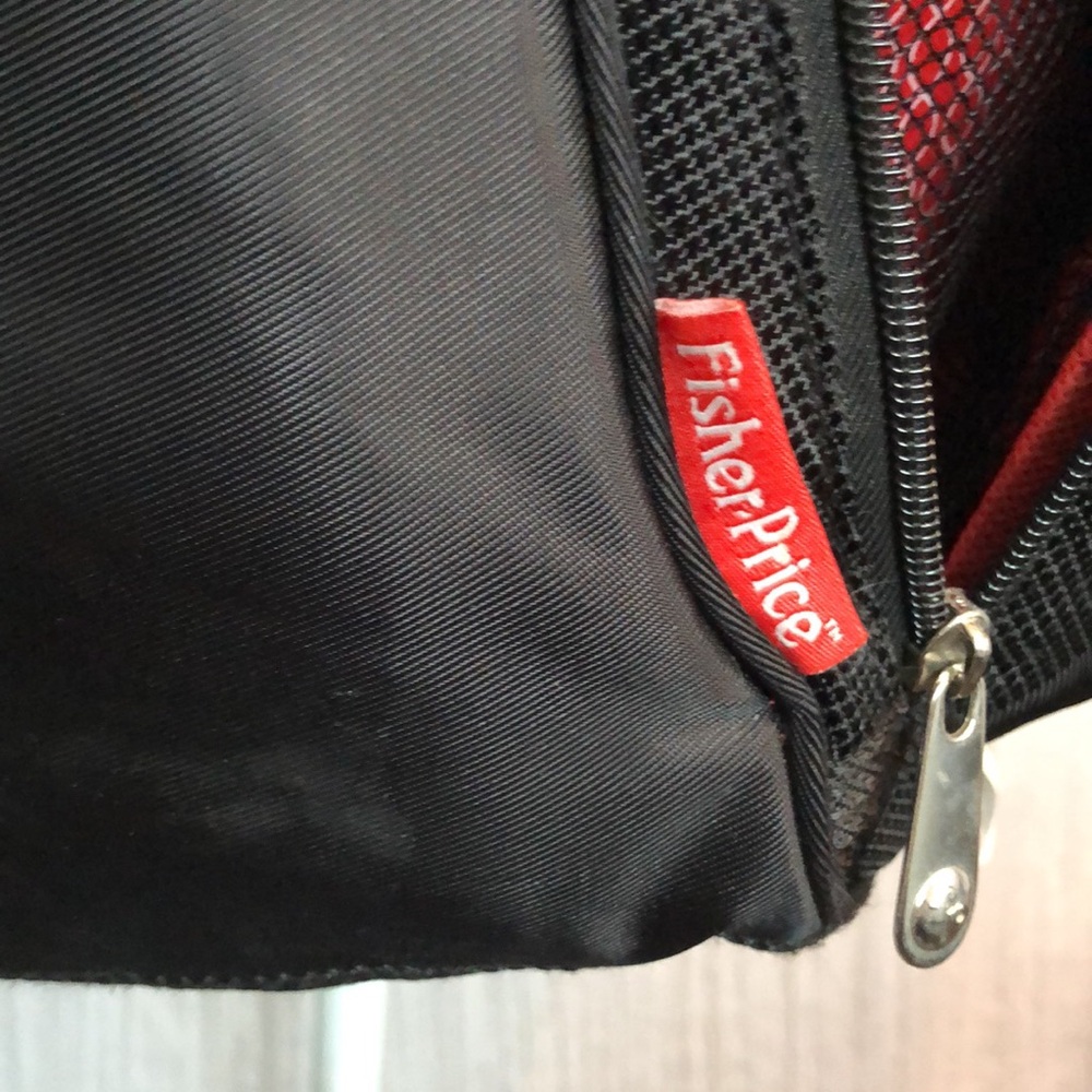 FISHER PRICE Fast Finder XL baby diaper bag travel backpack w/labeled se… - Picture 3 of 16
